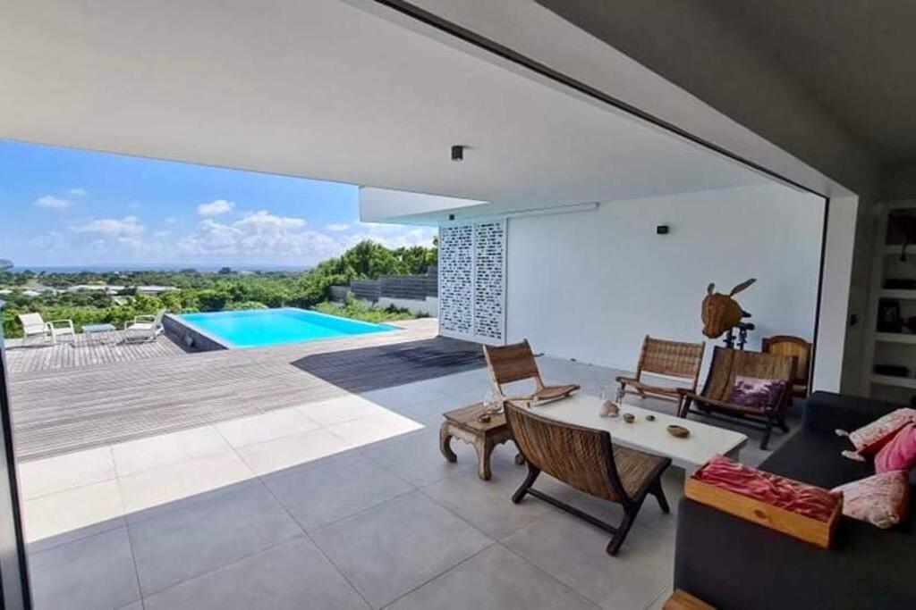 Villa Miss M. Magnifique villa contemporaine neuve vue mer Saint-Francois  Esterno foto