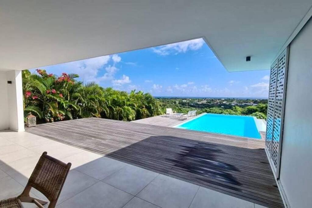 Villa Miss M. Magnifique villa contemporaine neuve vue mer Saint-Francois  Esterno foto