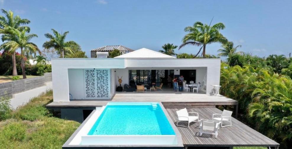 Villa Miss M. Magnifique villa contemporaine neuve vue mer Saint-Francois  Esterno foto