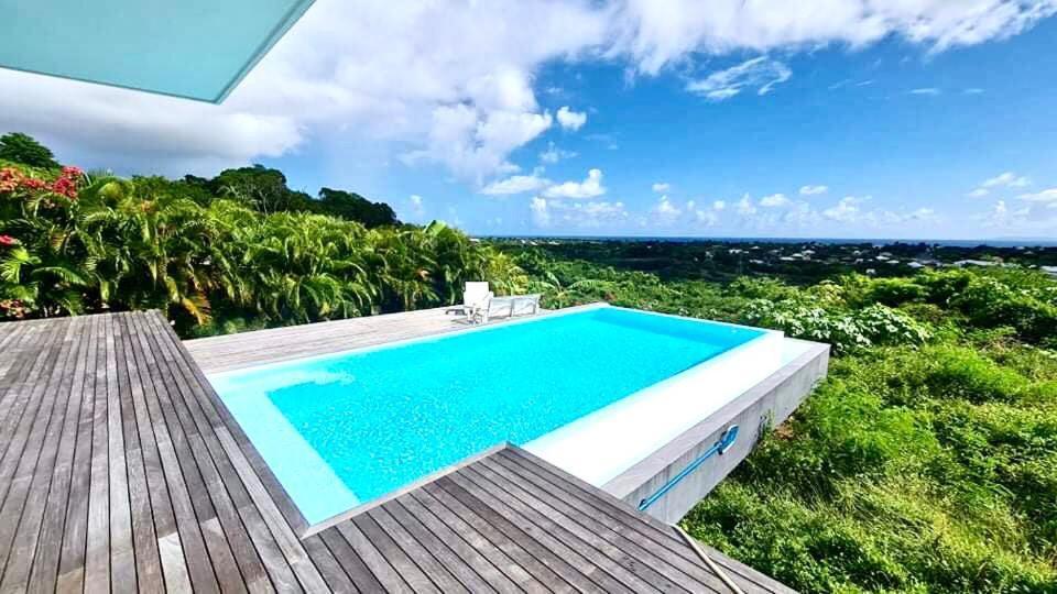 Villa Miss M. Magnifique villa contemporaine neuve vue mer Saint-Francois  Esterno foto